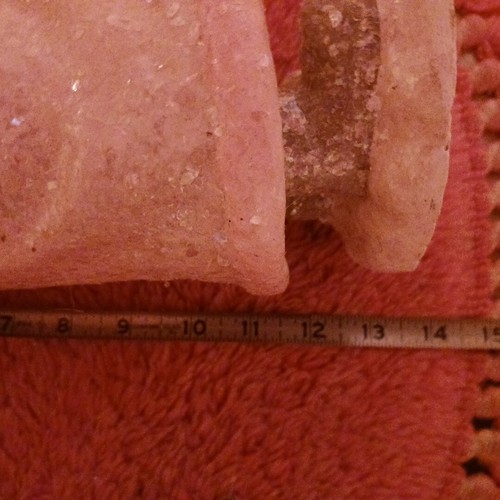 Vtg Bethany Lowe Pastel Pink White Santa Bottle Brush Tree Paper Mache Big 14" - Picture 7 of 15