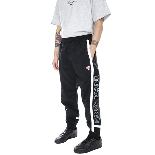 Karl kani retro block trackpants - black - pantaloni sportivi uomo neri |  eBay