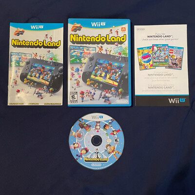 Nintendo Land (Nintendo Wii U, 2012) Complete in Box - Tested