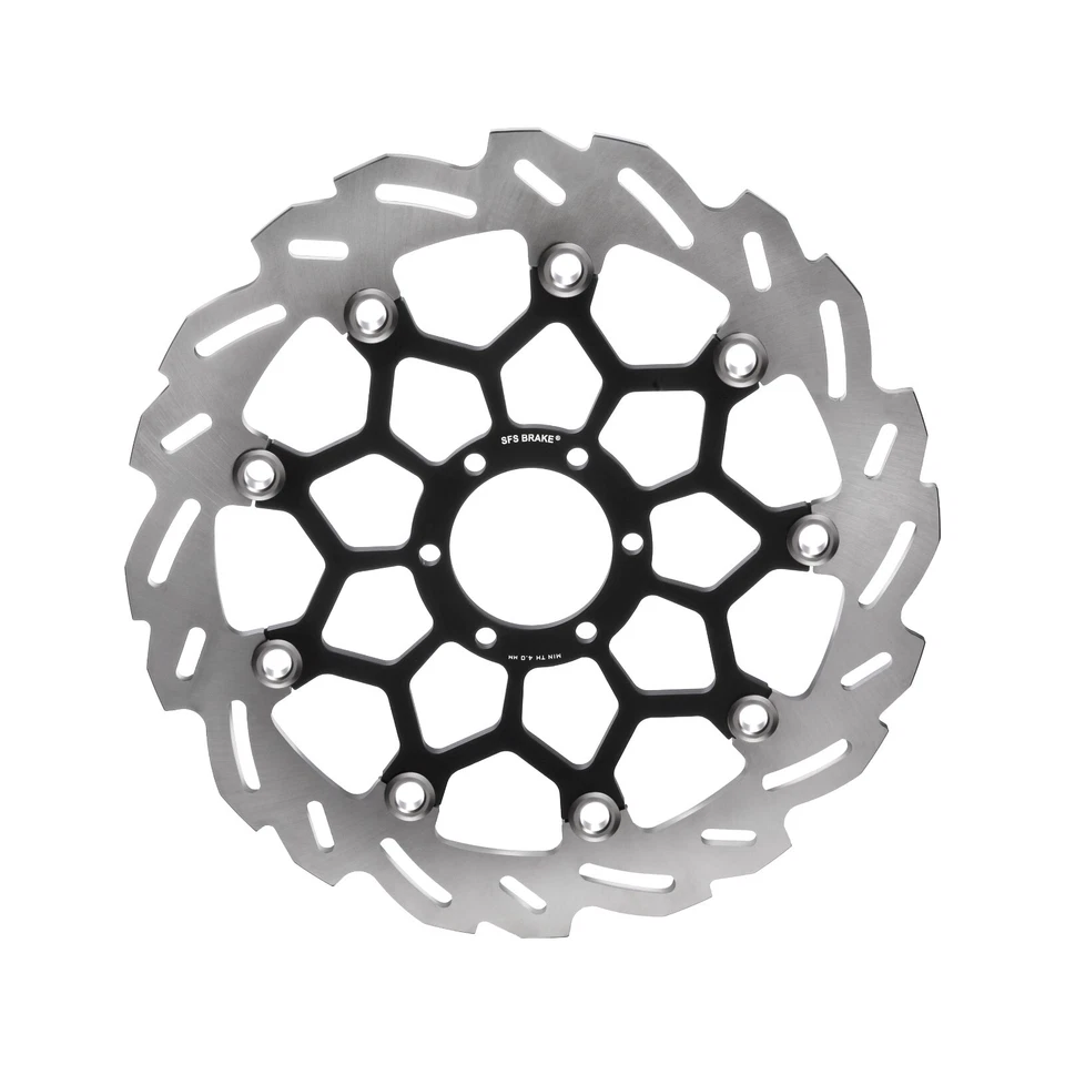 Juego de discos rotor freno delantero Aprilia Dorsoduro 1200 onda Foto 2 de 2