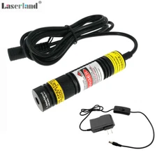 Focusable 100mW 808nm Infrared IR Cross Laser Diode Module w/ Adapter