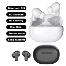 Bluetooth 5.3 Stereo Headphones Earbuds Earphones Charge Case Sports In-Ear Mic