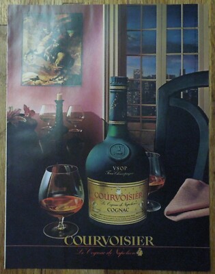 1986 COURVOISIER Le Cognac de Napoleon Magazine Ad | eBay