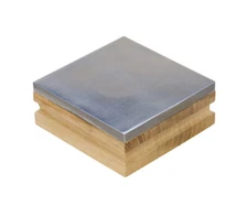 STEEL AND WOOD BENCH BLOCK 3"x3"