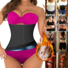 Fajas Reductoras Abdomen Para Mujeres Sudar Perder Peso Entrenador De Cintura HG