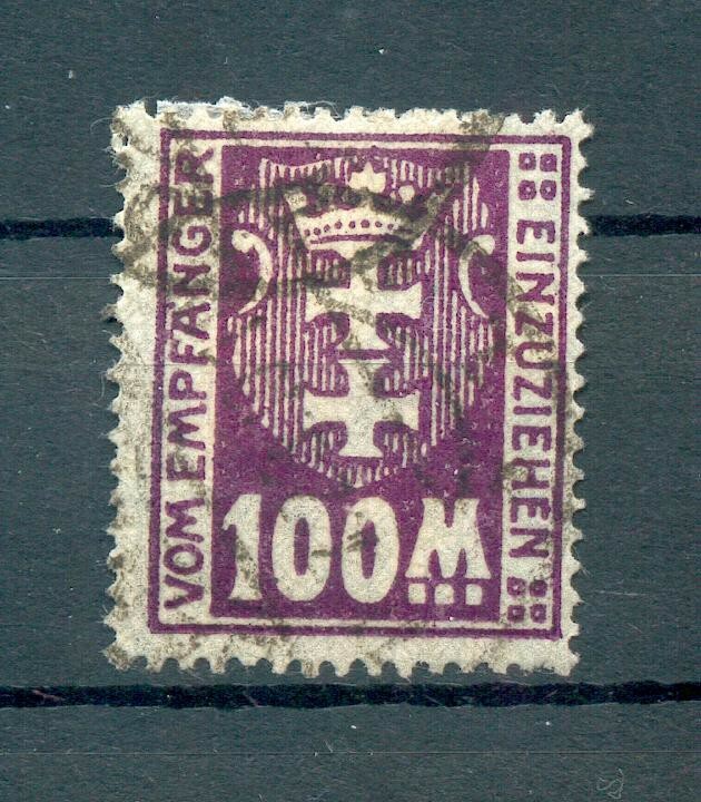 Danzig PORTO 24 Genuine Stamped BPP 30EUR (72651)