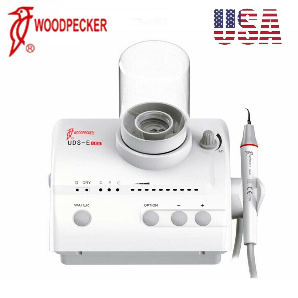 Pièce à Main Ultrasonique Dentaire Woodpecker UDS-E - LED, Pour Détartrage, Neuve