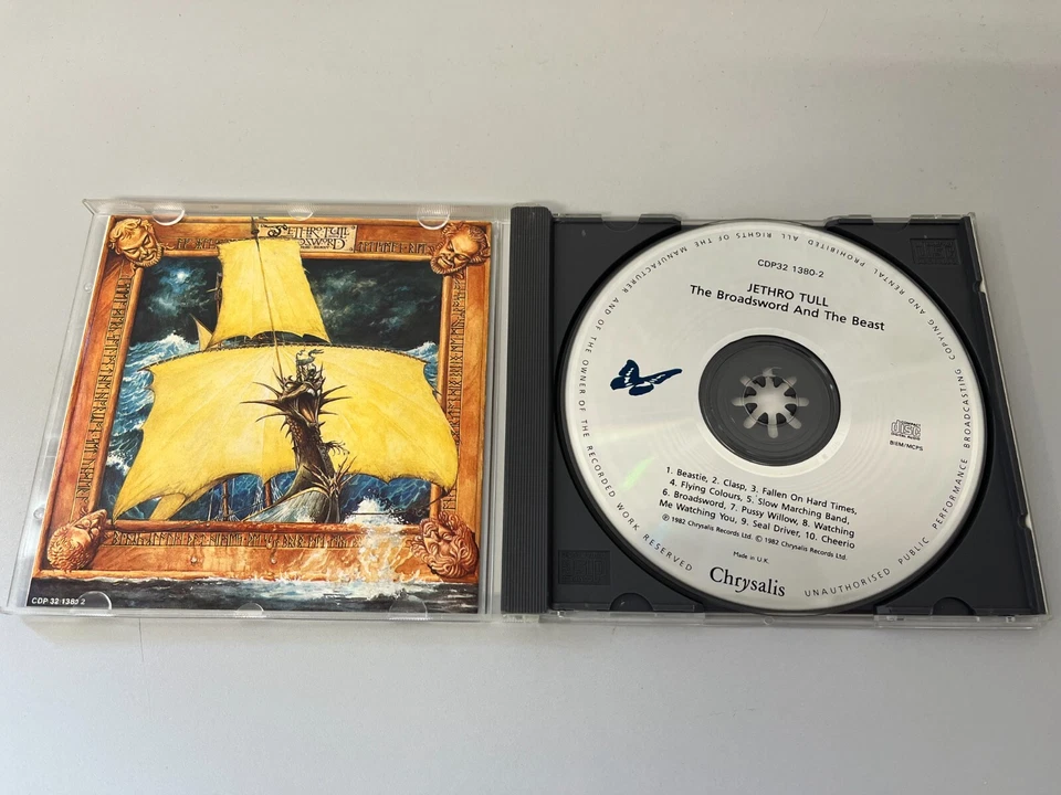 Jethro Tull – The Broadsword And The Beast -made in UK- CD © 1982/? - Bild 2 von 3