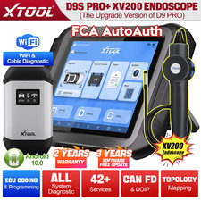 XTOOL D9S PRO WIFI Scanner with XV200 Endosco...