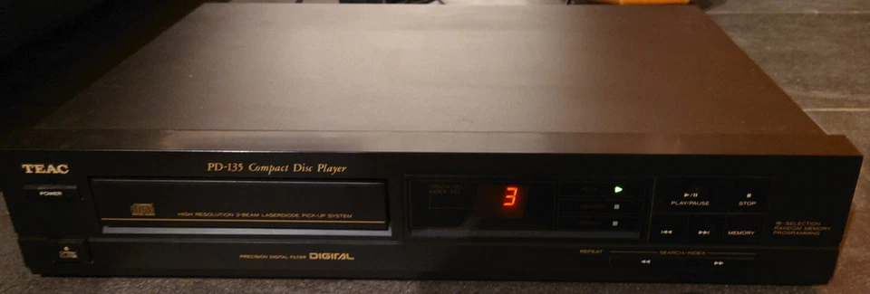 TEAC PD-135 CD-Player inkl Anleitung technisch/optisch einwandfrei GUTER ZUSTAND - Bild 3 von 4