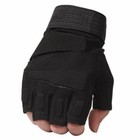 3 Color Half Finger Gloves Anti slip Army Fingerless Motorcycle Gloves US