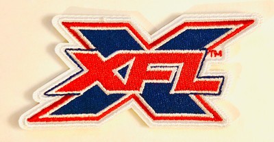Xfl Logo 2020 Jersey Embroidered Patch Football Iron On Brand