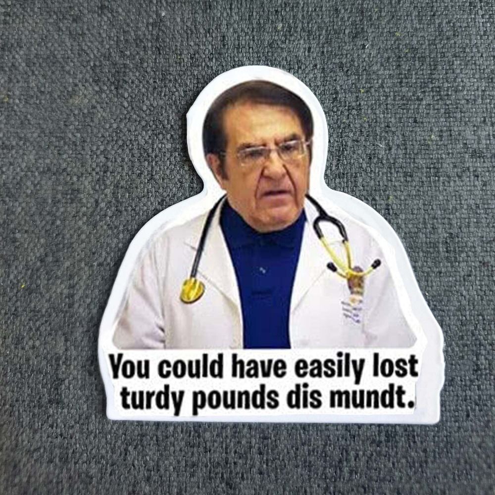 Personality Dr. Now Weight Loss Guidelines Sticker Refrigerator