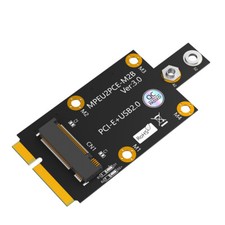 NGFF M.2 Key B to Mini PCI-E Adapter Converter with Dual NANO SIM Card Slot AO