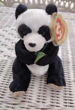 TY BEANIE BABY BABIES - LI MEI 2003  - PANDA BEAR - WITH HANG TAGS - GOOD CONDIT