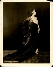 GA121 Early 1900s Original Underwood Photo ELEGANT WOMAN CHIC GLAMOUR FASHION