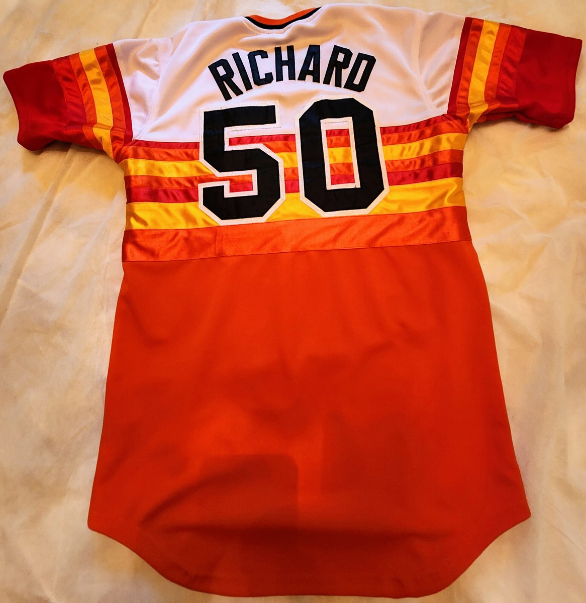 MLB ヒューストン・アストロズ　J.R.リチャード選手　ユニフォーム J.R. Richard Houston Astros Jersey MLB Vintage Throwback 1975-79