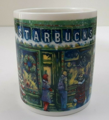 Taza de café Starbucks taza picas lugar mercado público vacaciones de Navidad Seattle - Imagen 2 de 7