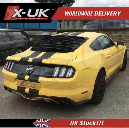 Ford Mustang 2015–2019 Quarter Side Window Louvers Scoop Covers – Pair - 第 1/7 張圖片