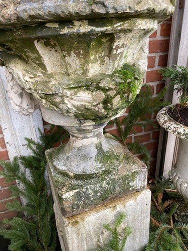 Vase Vasen Blumentopf Garten Steinvase Gußvase Pflanzgefäß Henkelvase Louis XVI - Picture 4 of 8