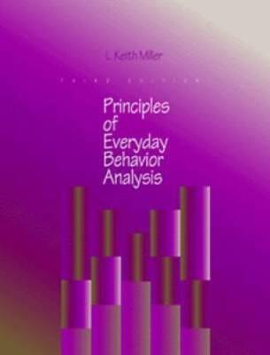 Principles of Everyday Behavior Analysis - Paperback - ACCEPTABLE