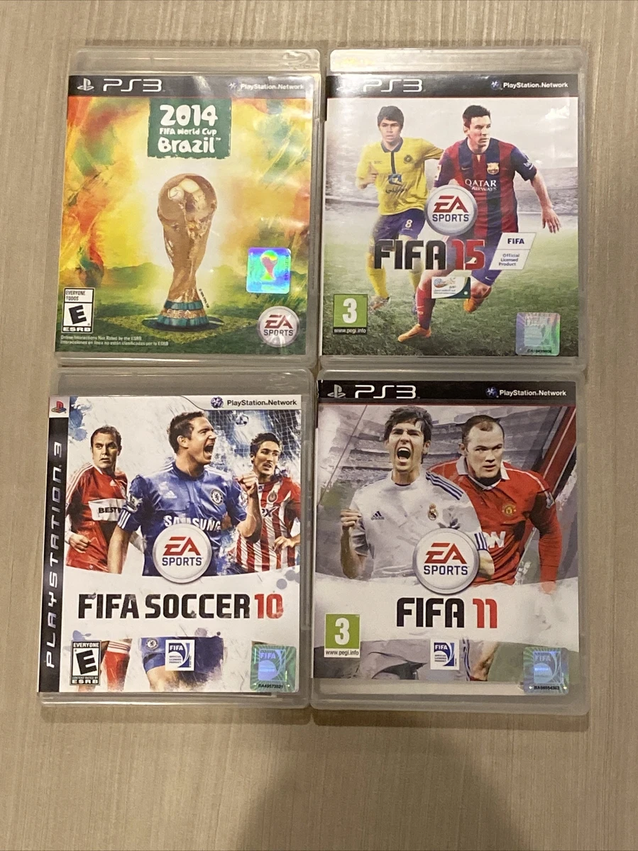 Jogos PS3 - FIFA 10, FIFA 11, FIFA 12, FIFA 13, FIFA 14, FIFA 15