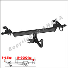 AHK für Suzuki Grand Vitara II ab 2005 Anhängevorrichtung Anhängerkupplung AHZV