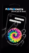 Popsockets Tie Dye Rainbow Spiral Neon Colors PopSocket Pop Socket PopGrip