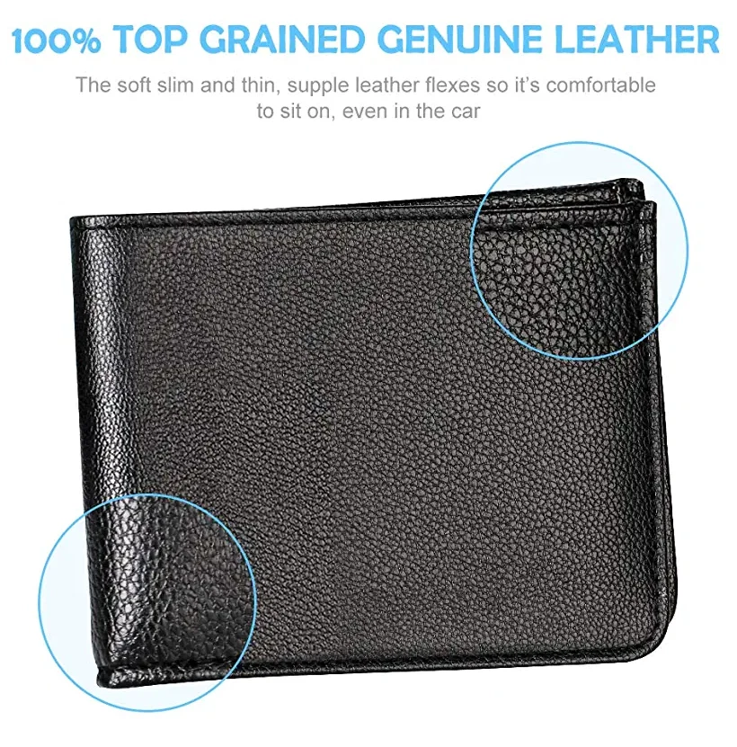 Wonder Wallet Amazing Slim RFID Wallet As Seen on TV Black Leather Wonder Wallet - Image 3 of 4