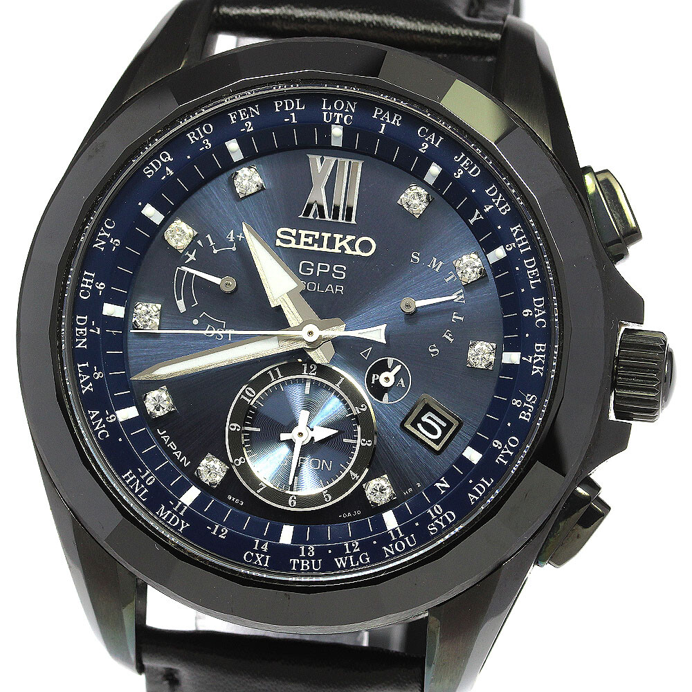 SEIKO Astron SBXB081/8X53-0AN0-2 9P diamond Solar Powered Radio 