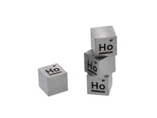 Holmium Metal 10mm Density Cube 99.5% for Element Collection USA SHIPPING