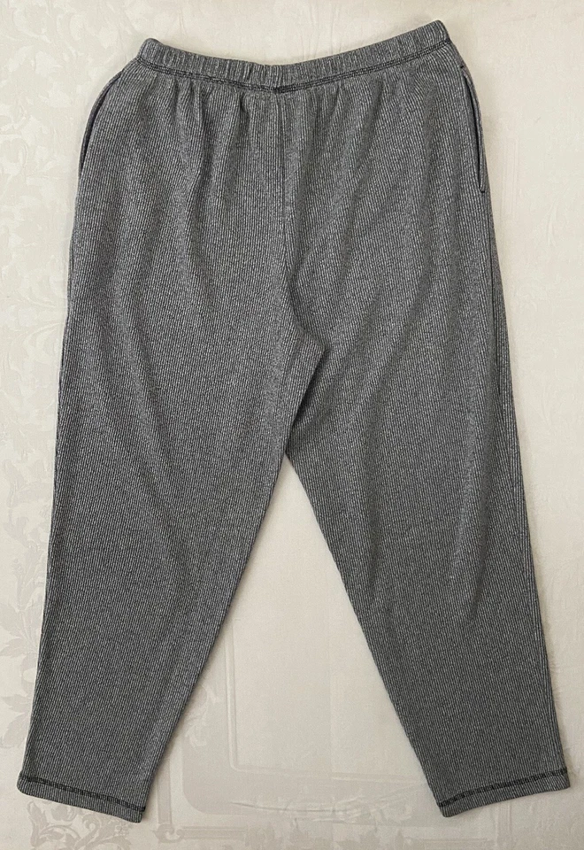 Conjunto de Pijama Bechamel 2 Piezas Gris Tejido Top Pantalón Hombre Talla M Pecho 45 Cintura 30x29 Foto 4 de 4