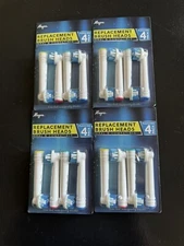 (16) NEW ORAL B COMPATIBLE FLOSSING REPLACEMENT  TOOTHBRUSH HEADS