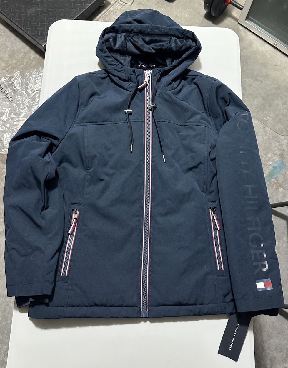 Tommy Hilfiger Men’s Dark Blue Jacket Size L-image