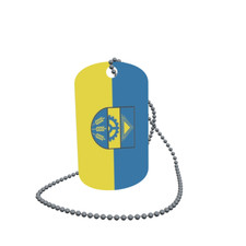 Dog Tag Flag Bunting Litzeldorf Burgenland Dog Tag Aluminium 30 x 50mm