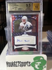 2022 PANINI CERTIFIED ROOKIE RED ETCH KEVIN HARRIS RC AUTO /25 BGS 9.5