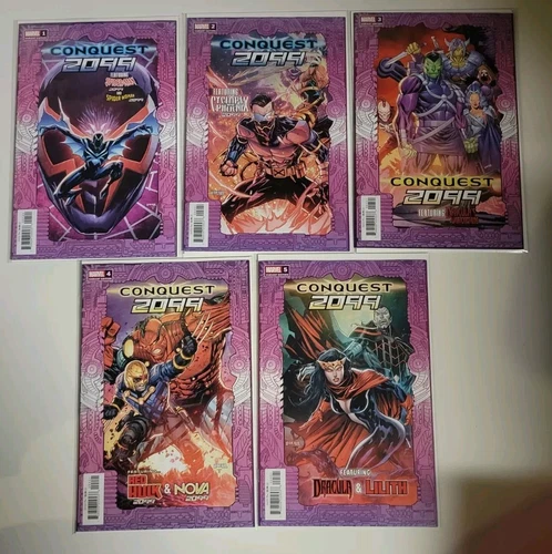 CONQUEST 2099 (2024) #1 2 3 4 5 VF+ COMPLETE LASHLEY VARIANT SET MARVEL COMICS