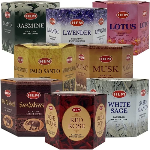 Hem Backflow 40 g incense cones: Mix & Match BUY 2 GET 2 FREE (4 in Cart)