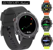 SUNROAD Outdoor GPS SPORT Smartwatch 5ATM Swim Dive Compass Altitude Fishing,App
