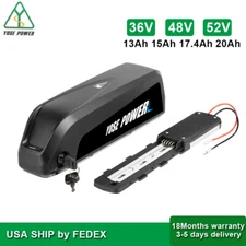 Electric Bike Hailong Battery 52V 48V 36V 15Ah 17Ah 20Ah Battery with Charger
