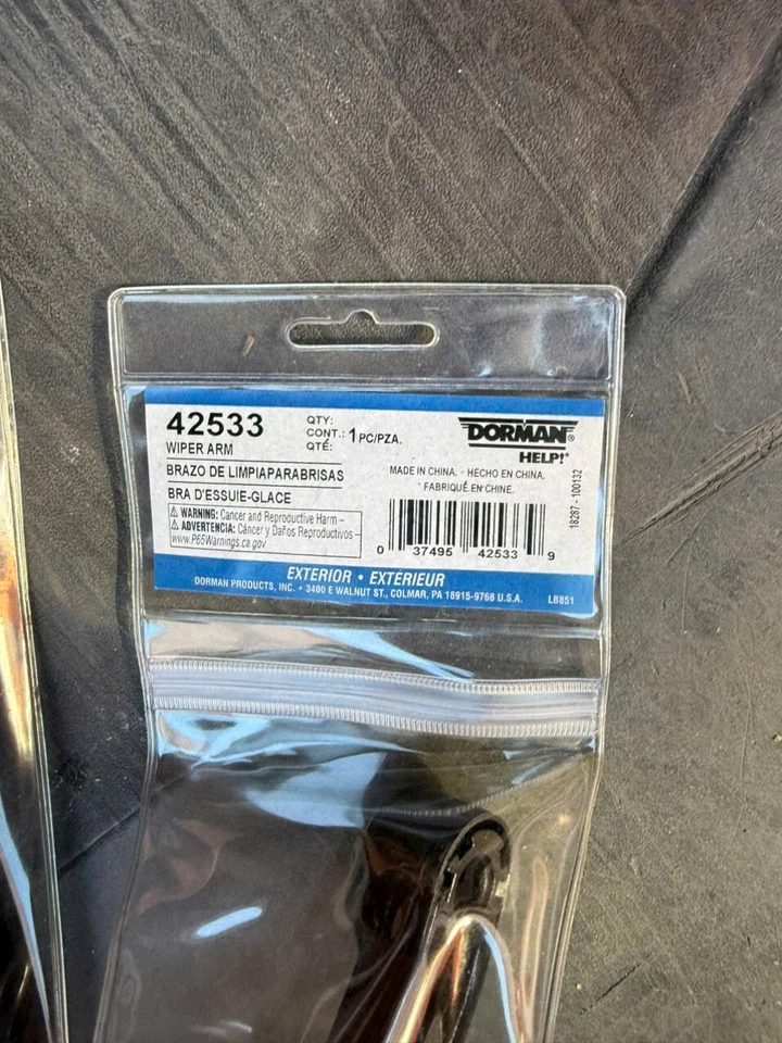 Brazo limpiaparabrisas Dorman 42533 - delantero izquierdo se adapta a Chevy S10 GMC Sonoma Foto 2 de 2