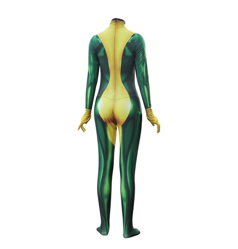 X-Men Movie Rogue Cosplay Costumes Jumpsuit Bodysuit Halloween Party Gift Suits! - Picture 11 of 14