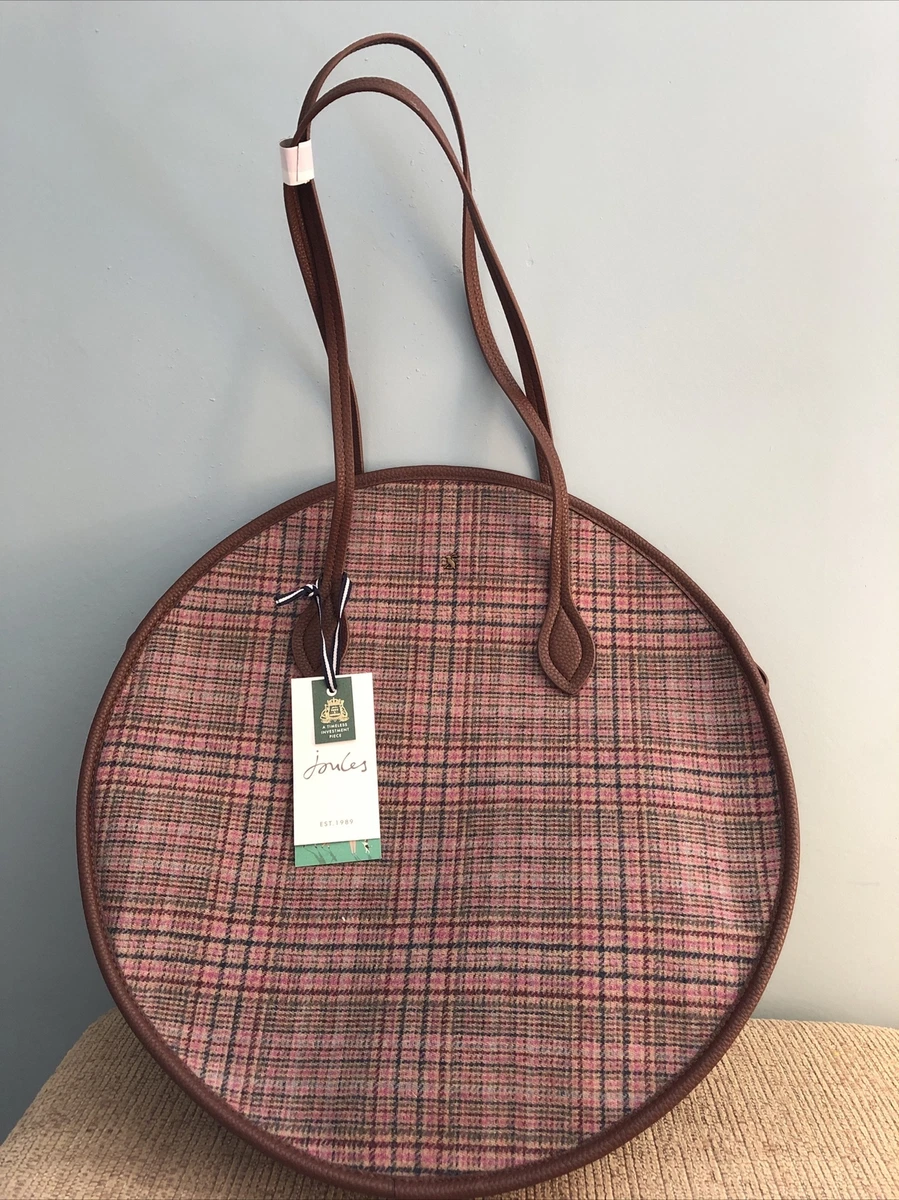 Joules tweed bag sale