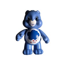 Just Play 3 Care Bears Grumpy Bear Figure Movable Arms Blue Rain Cloud TCFC