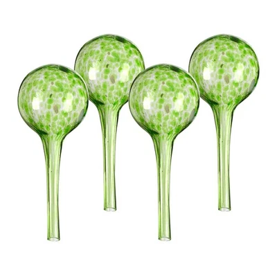 Boules verre Boules d'arrosage fleurs Plantes Aide à l'arrosage Lot de 4 - Photo 1/2