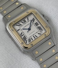 Cartier Santos Galbee Automatic Jumbo  XL 32mm Steel 18ct Gold Gents Watch 2823