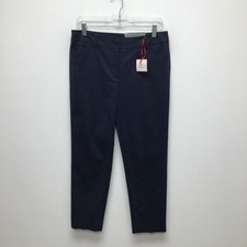 Talbots Hampshire Ankle Pants Womens 6P Navy Blue Straight Classic Career 109