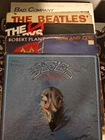 CLASSIC ROCK VINYL LP LOT, EAGLES, BEATLES, ROBERT PLANT, BAD COMPANY & MORE