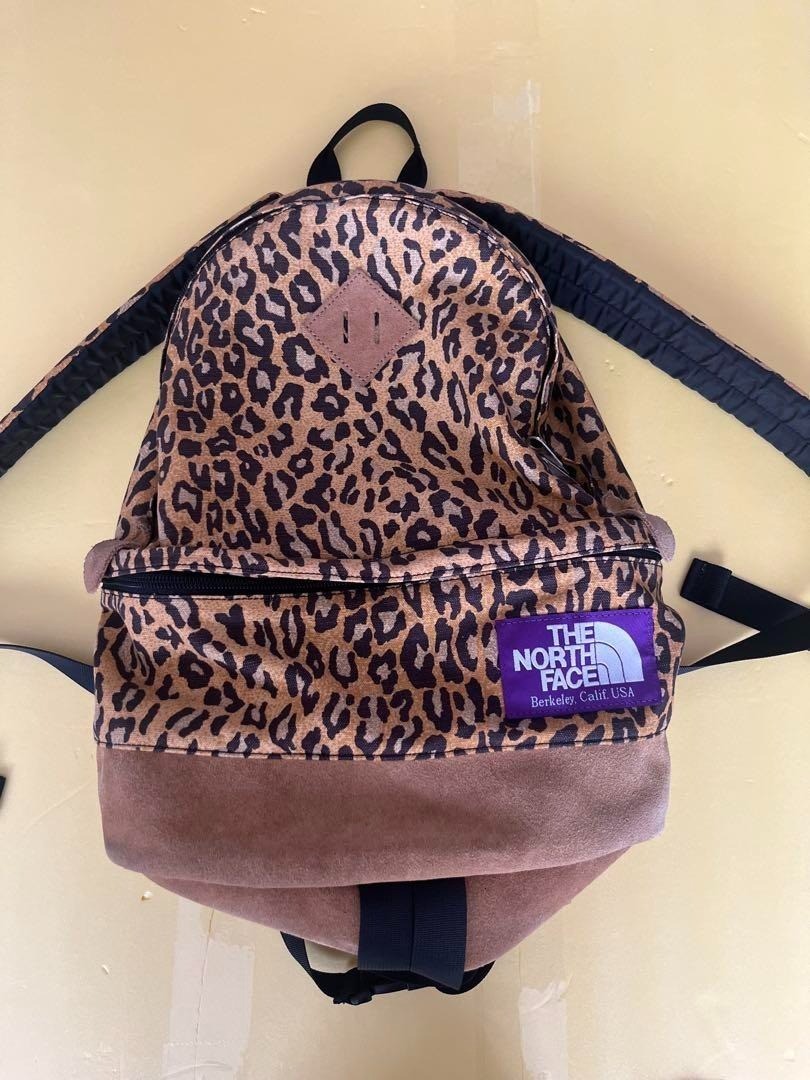 The North Face Purple Label Leopard Mochila H41 W33 D13cm Marrón Japón Usado