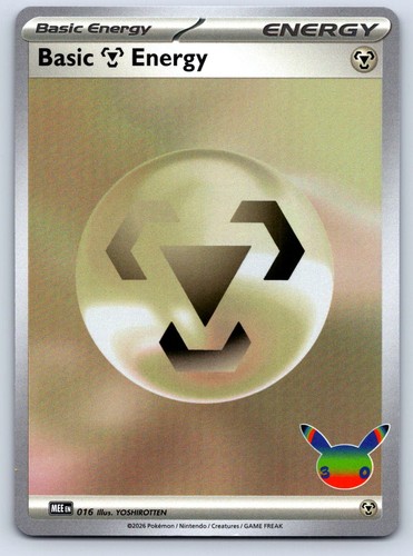 Basic Metal Energy (30th Celebration) 016 Holo MEE: Mega Evolution Energy NM